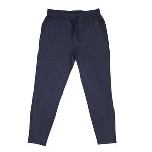 Lululemon Men's Soft Jersey Tapered Jogger Pants Heathered Navy Sz Medium